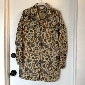L.L Bean signature camo chamois shirt small flannel